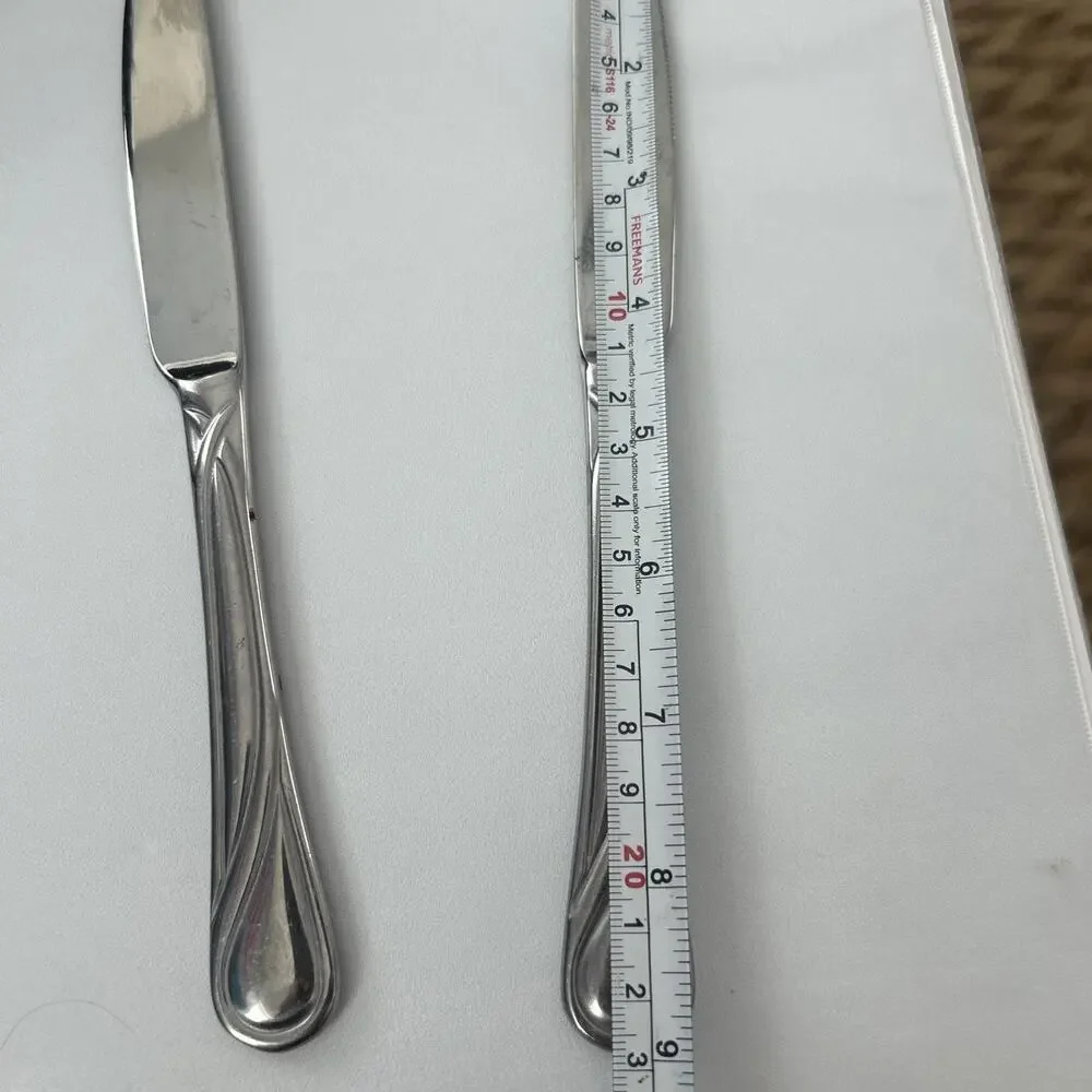 Pfaltzgraff GLENNBROOK Set Of‎ 2 Dinner Knives 18/10 Stainless Flatware